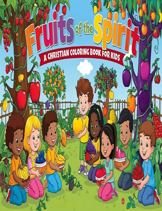 zLillie Books - Fruits of the Spirit: A Christian Coloring Book For Kids